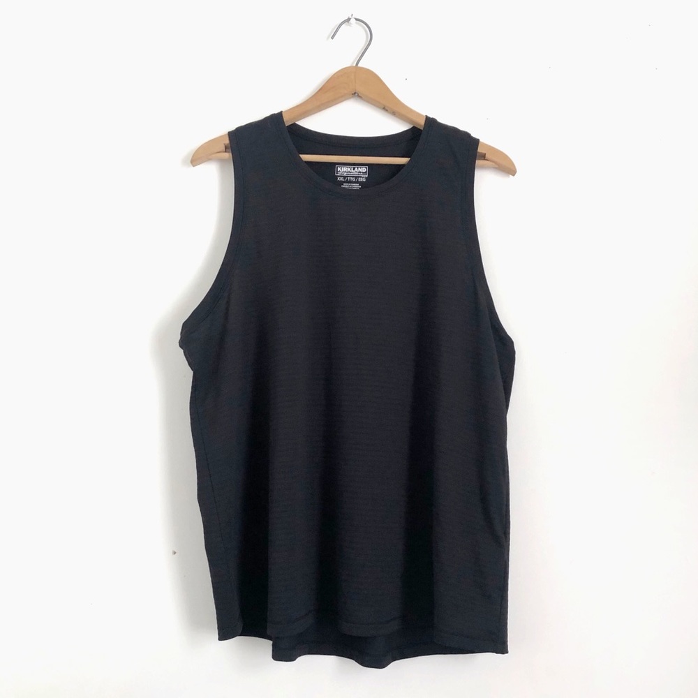 Black Muscle Tank Workout Wear Plus Size Kirkland